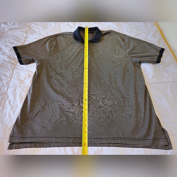 Tasso Elba Striped Golf Shirt β³ (Large) π©Άππ€ - Picture 14 of 16